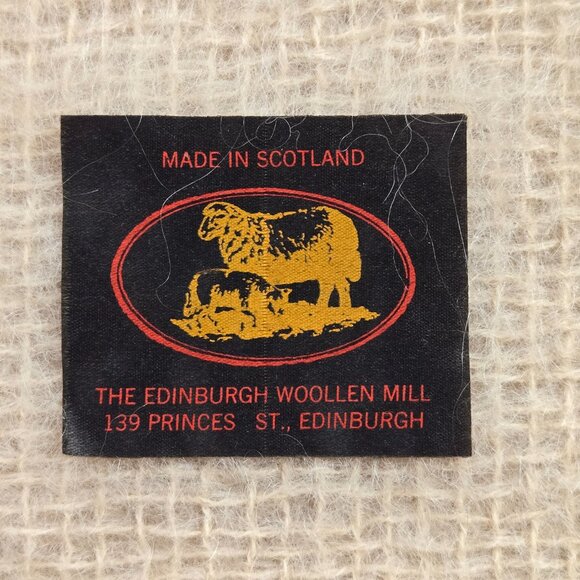 NWOT Wool Mohair Oblong Scarf Earthy Boho - Picture 5 of 9